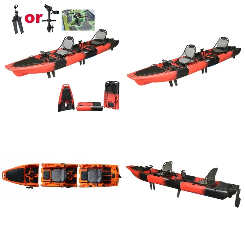 Fishing Kayak Sit On Top - Горячая распродажа: 14-футовый двухместный каяк с