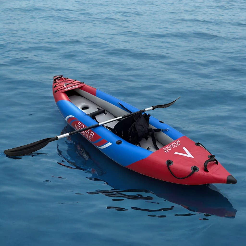Fishing Kayak Inflatable - Надувной каяк Solarmarine с двойной щеткой,