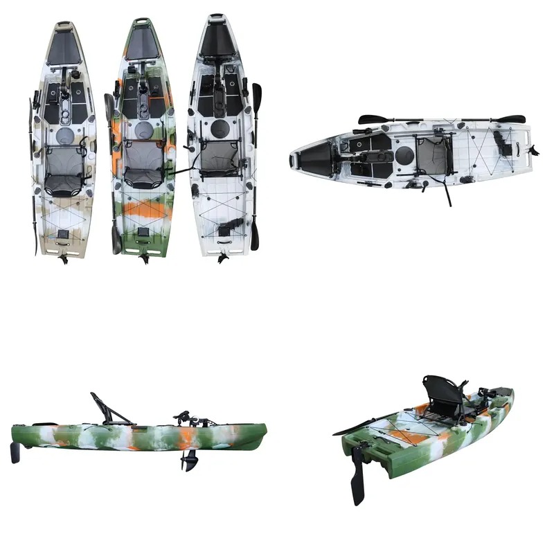 Fishing Kayak Pedal Drive - Каяк Vicking с педальным приводом, одноместный,