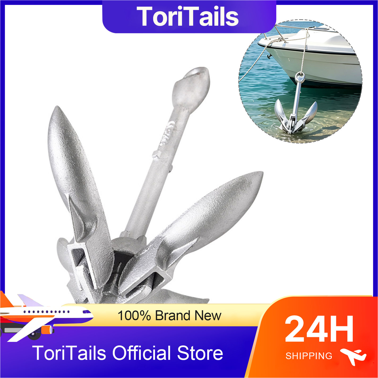 Складной якорь KOETSU, 0,7 кг, – обзор и цена Fishing Kayak Anchor